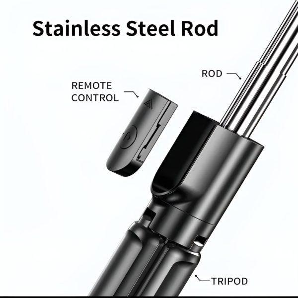 6 In 1 Wireless Selfie Stick With Tripod